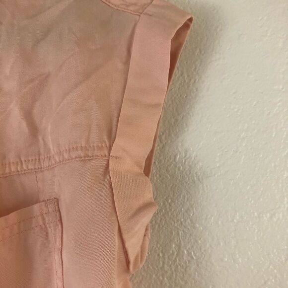 Style & Co Pleated Cuffed-sleeve crushes petal top - Picture 6 of 7